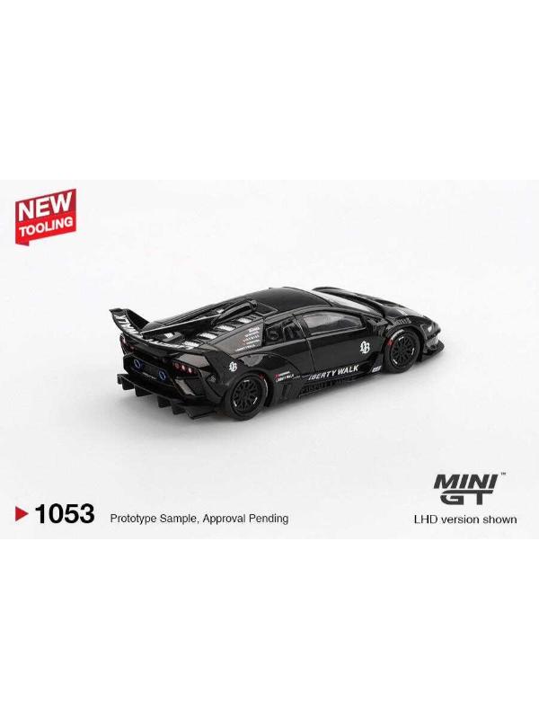 LB-SILHOUETTE WORKS LAMBORGHINI MURCIELAGO GT EVO BLACK- 1053 - Görsel 2