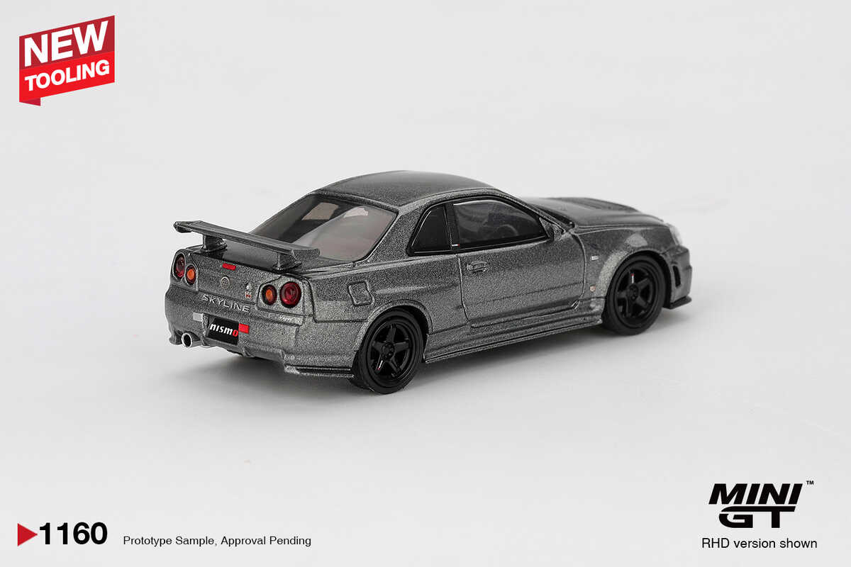NISSAN SKYLINE GT-R NISMO BNR34 | CRS VERSION | DARK METAL GRAY - 1160 - Görsel 3