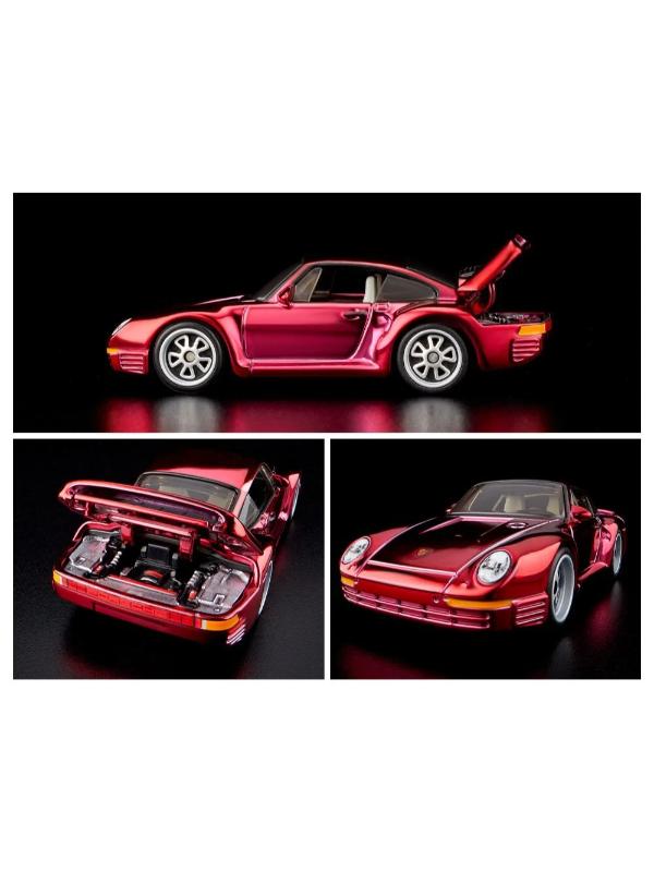 Hot Wheels RLC Exclusive 1986 Porsche 959 - Chrome Red - Görsel 2