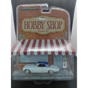 1954 STUDEBAKER COMMANDER STARLINE WITH VINTAGE GAS PUMP